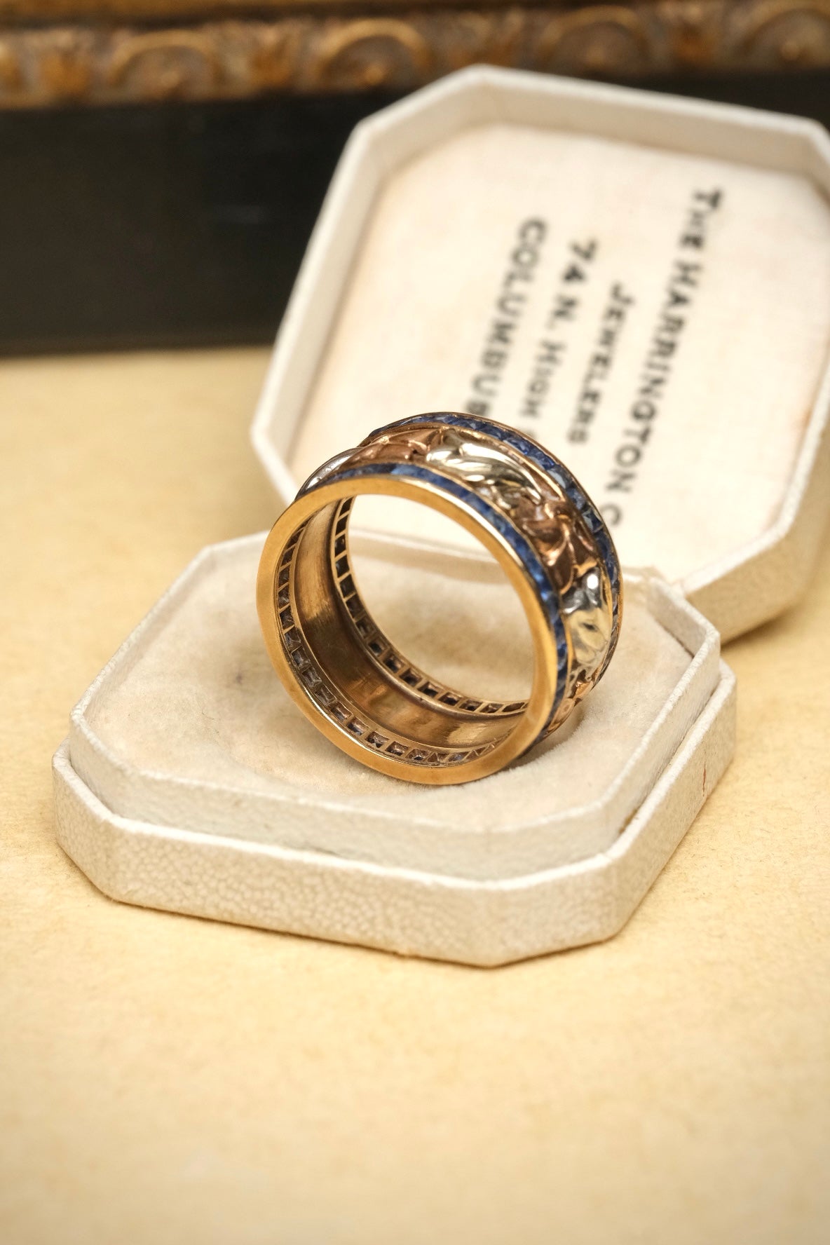 Interior view of 14K ring