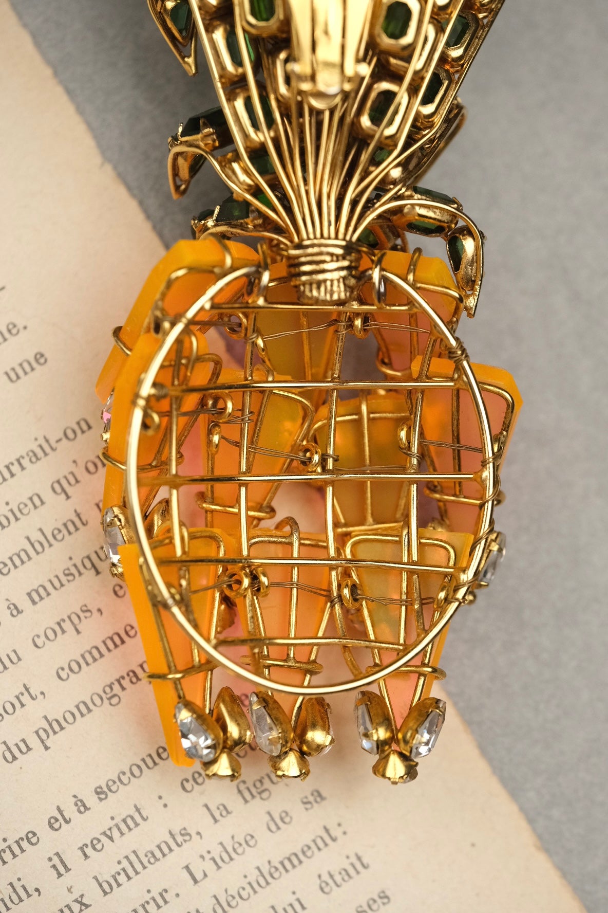 Vintage Iradj Moini Pineapple Brooch
