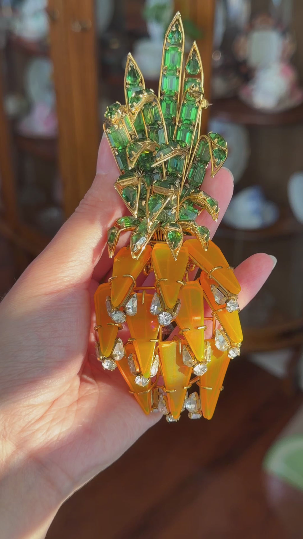 Vintage Iradj Moini Pineapple Brooch